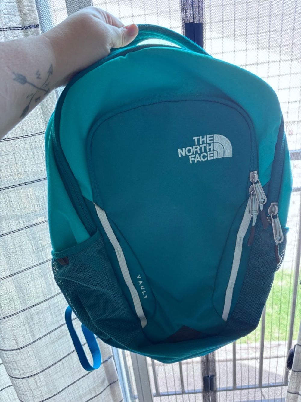 The North Face Teal Vault Backpack